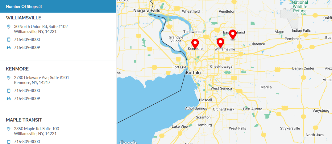 Primary Care of WNY Locations